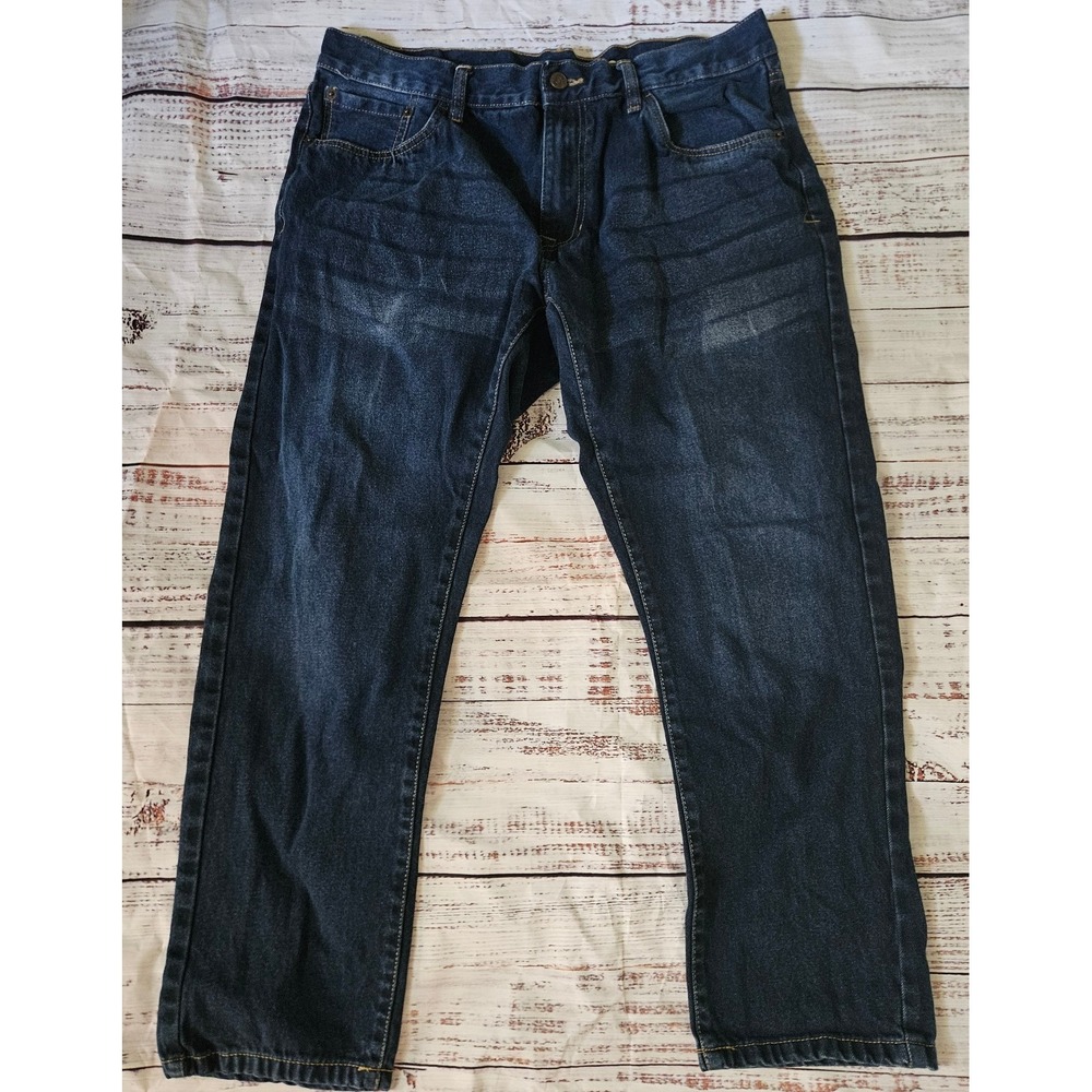 Izod Slim Blue Jeans Men's Size 38 x 30 Comfortable